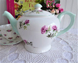 Shelley Eglantine Teapot Henley Perth Cambridge Shape Bone China Floral