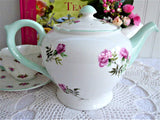 Shelley Eglantine Teapot Henley Perth Cambridge Shape Bone China Floral