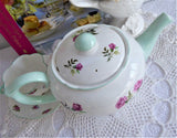 Shelley Eglantine Teapot Henley Perth Cambridge Shape Bone China Floral