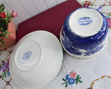 Spode Copeland Spode's Tower Breakfast Size Cup And Saucer 1950s Blue