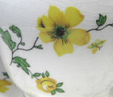 E Wedgwood Cup And Saucer Caroline Yellow Buttercups Ironstone 1950s