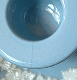 Candle Holder Wedgwood Embossed Queensware Blue As Is Table Deco Tea Party