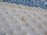 Elegant Pearl Beaded Clutch Purse Retro 1950-1960s Hong Kong Tea Party Hand Made