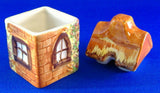 Cottage Ware 5 Piece Set On Tray Price Kensington Salt Pepper Mustard 1950s England