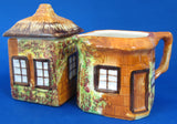 Teaset Cottage Ware Teapot With Cream And Sugar Price Kensington 1950s Cottageware