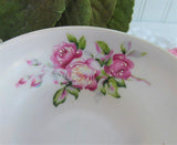 Pale Pink Cup And Saucer Three Feet Hand Painted 1950s Lefton