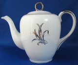 Tea Set 3 Piece 1950s Wheat Tea Pot Cream Sugar Craftsman Paragon Japan