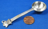 Tea Caddy Spoon Teapot Finial Silver Plate Vintage Tea Scoop 1950s