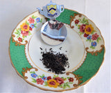 Tea Caddy Spoon 4 O Clock Bowl Teapot Finial 1950s Ingleton Enamel Chrome