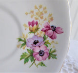 Anemone Cup And Saucer Pink Blue Lavender 1950s Clarence England Windflowers