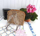 Toast Rack Retro Silver Plated English 6 Slice Toast Holder Letters Tea Party