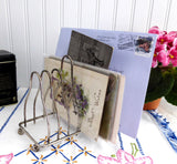 Toast Rack Retro Silver Plated English 6 Slice Toast Holder Letters Tea Party