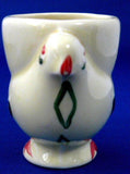 Figural Egg Cup Chicken England Hand Painted Chick 1950s