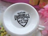 Yellow Primroses Cup And Saucer 1950s Royal Kendall Floral Bone China