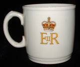 Coronation Mug Queen Elizabeth II Johnson Bros Ironstone 1953 Royal Commemorative