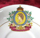 Queen Elizabeth II Coronation 1953 Saucer Only Kensington Price England No Cup