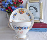 Queen Elizabeth II Coronation Cup And Saucer 1953 English Bone China