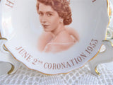 Queen Elizabeth II Coronation 1953 Bowl Dish Tuscan Gorgeous Caddy Ring Trinket