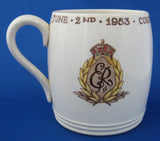 Coronation Mug Queen Elizabeth II Copeland Spode 1953 Royal Commemorative