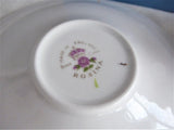 Rosina Queen Elizabeth II Coronation Cup And Saucer UK Flowers 1953 English Bone China