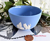 Sugar Basin Bowl Wedgwood Blue Jasper Icarus Daedalus Ulysses Victory 1956