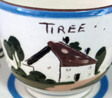 Cup and Saucer Mottoware A Rolling Stone Tiree Watcombe Torquay 1940s