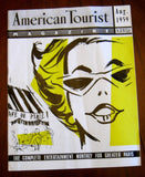 Paris Tourist Magazine American Tourist 1959 Travel Souvenir Paris Nightlife Ads