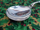 Fancy Swedish Sterling Silver Serving Spoon 1959 Eriksson Gösta Reticulated Handle
