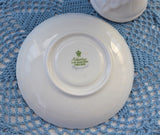 Adderleys Blue Forget Me Not Cup And Saucer 1950s English Bone China