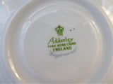 Adderleys Blue Forget Me Not Cup And Saucer 1950s English Bone China