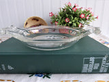 Butter Dish Base Baltimore Pear 1960s Clear Glass Bowl Intaglio Pears Jeannette USA