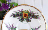 Clan MacDonald Tartan Scottish Heather Cup And Saucer Tartan Plaid 1960s Scotland