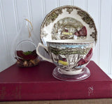 Friendly Village Cup And Saucer Johnson Brothers Ice House Made In England