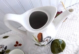 After Dinner Coffee Set Midwinter Riverside Forest Green Leaves Pot 4 Cups And Saucers 1960s