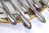 Oneida Community Chatelaine Stainless Steel Set of 6 Grapefruit Spoons 1960s Fruit Orange