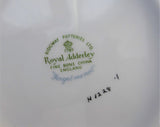 Teapot Blue Forget Me Nots Large 1960s Royal Adderleys English Bone China