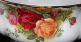 Royal Albert Old Country Roses Large Cream Sugar Basin 1960s England