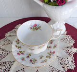 Cup And Saucer Royal Albert Winsome Floral Bands English Bone China 1966-1970s