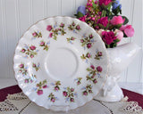 Cup And Saucer Royal Albert Winsome Floral Bands English Bone China 1966-1970s