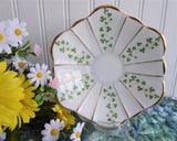 Trellis Shamrock Cup And Saucer Irish Royal Tara Ireland 1960s Fancy Tea Cup