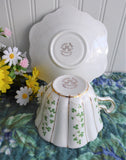 Trellis Shamrock Cup And Saucer Irish Royal Tara Ireland 1960s Fancy Tea Cup