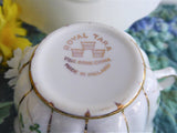 Trellis Shamrock Cup And Saucer Irish Royal Tara Ireland 1960s Fancy Tea Cup