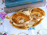 Royal Winton Golden Age Cream And Sugar With Matching Tray 1960s Gold Luster