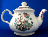 Teapot Sadler Indian Tree Indian Peony Large Vintage English 1960s