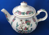 Teapot Sadler Indian Tree Indian Peony Large Vintage English 1960s