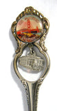 Souvenir Spoon San Francisco Dangling Cable Car Golden Gate Bridge 1960s Collect