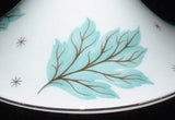 Shelley Cake Plate Plateau Gainsborough Drifting Leaves Gainsborough 1960s Aqua Pedestal