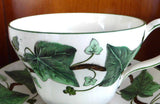 Napoleon Ivy Cup And Saucer Wedgwood 1965 Anniversary Reissue Historic 1815 Pattern