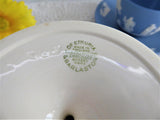 Embossed Queen's Ware Wedgwood Pedestal Dish Compote Tazza 1960s Server Grapevines