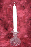 Westmoreland English Hobnail Candleholder Clear Single Light Candle Holder 1960s USA